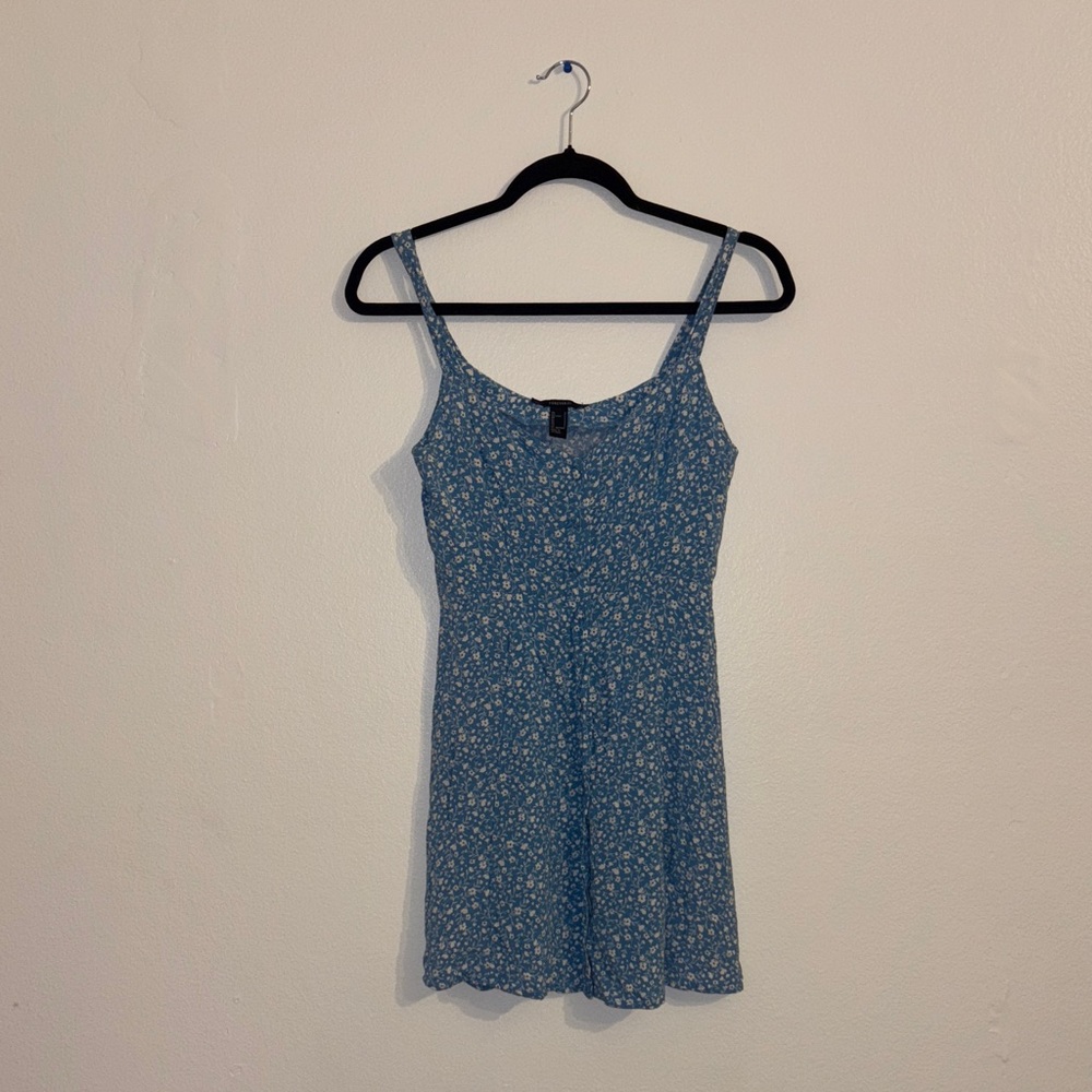 Forever 21 Sky Blue Floral dress